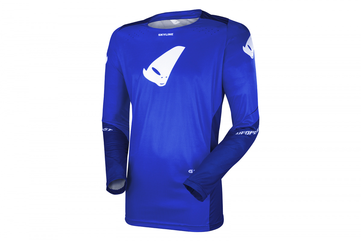 Maglia motocross Skyline blu UFO